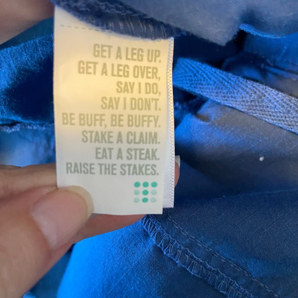 Title Nine Women's Blue Pants - Picture 8 of 8